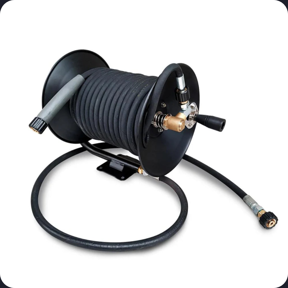 Pressure Washer Hose Reels Manual & Auto Retract 10 50 Meters