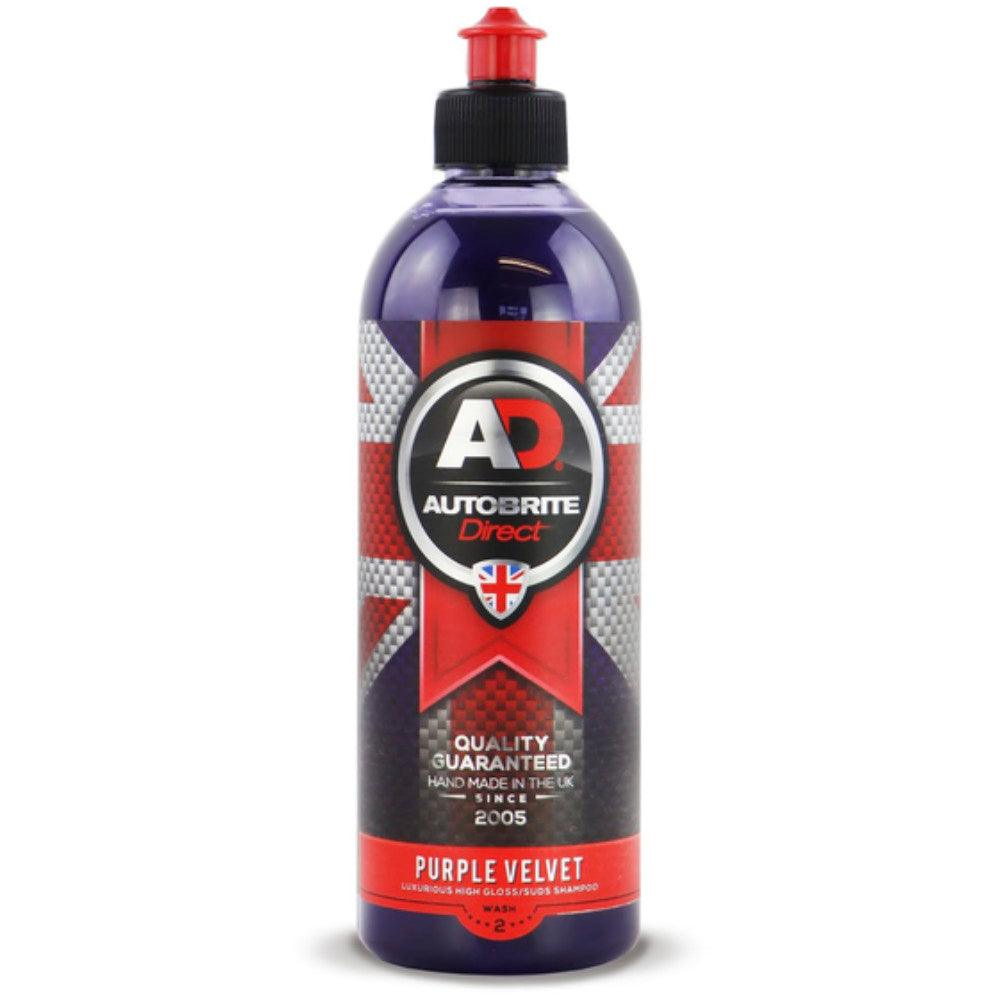 AUTOBRITE DIRECT | AUTOBRITE DIRECT | Purple Velvet | Luxurious High Gloss/Suds Shampoo | ADPVEL500M022 | ECA Cleaning Ltd