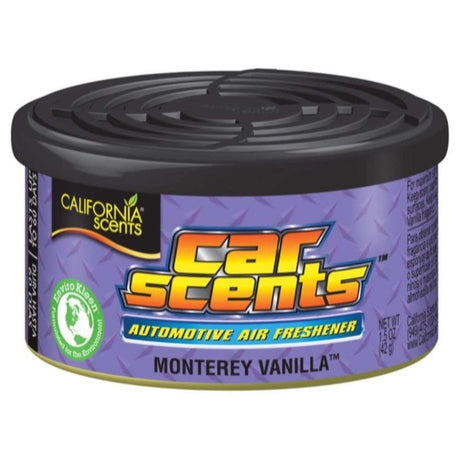 CALIFORNIA SCENTS | California Scents | Car Air Freshener Tin | Monterey Vanilla | CCS-005 | ECA Cleaning Ltd