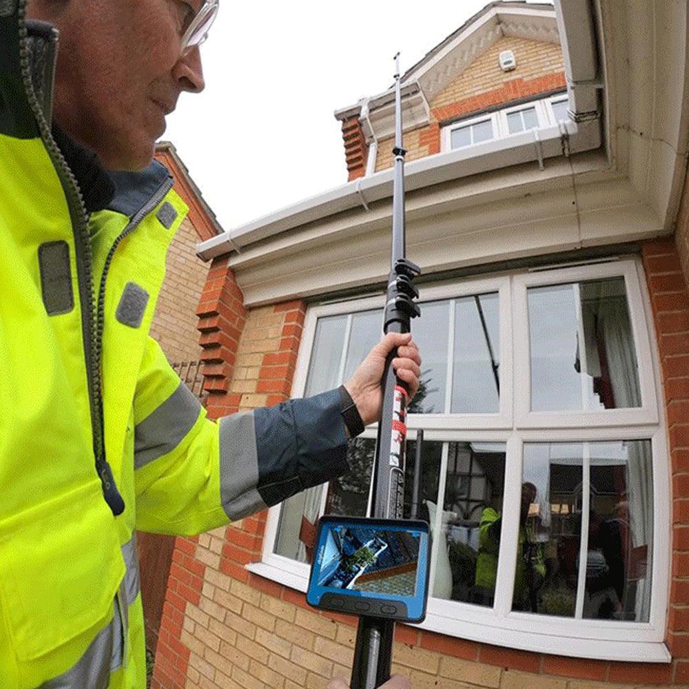SkyVac | SkyPole Telescopic Inspection Pole | skypole24 | ECA Cleaning Ltd