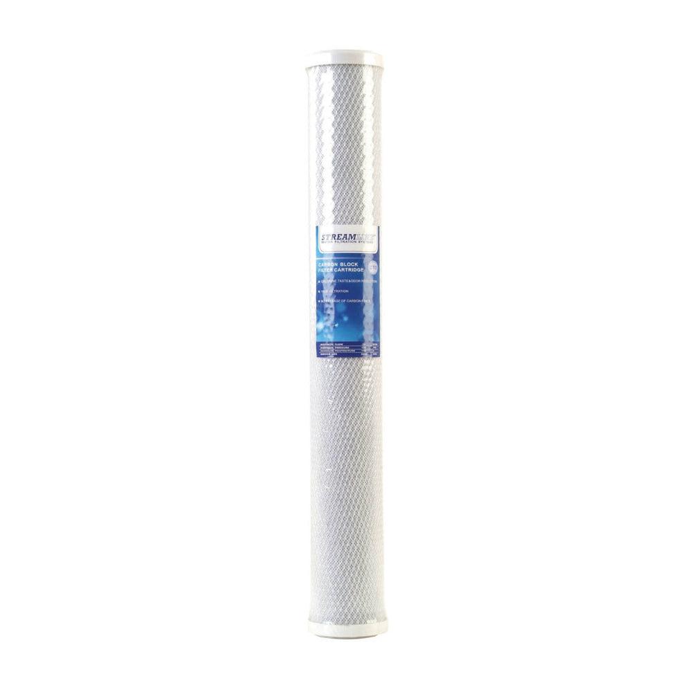 Streamline | Streamline | Filterplus | Carbon Block Cartridge Filter | 20 Inch | CF20-F-001 | ECA Cleaning Ltd