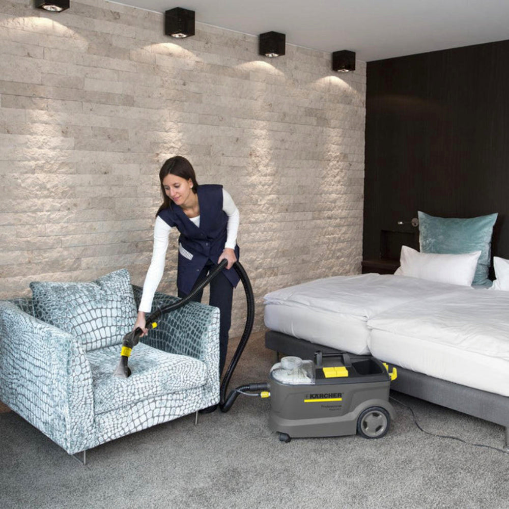 Powerful Carpet Cleaning Made Easy: The Kärcher Puzzi 10/1 & AB 20 Bundle