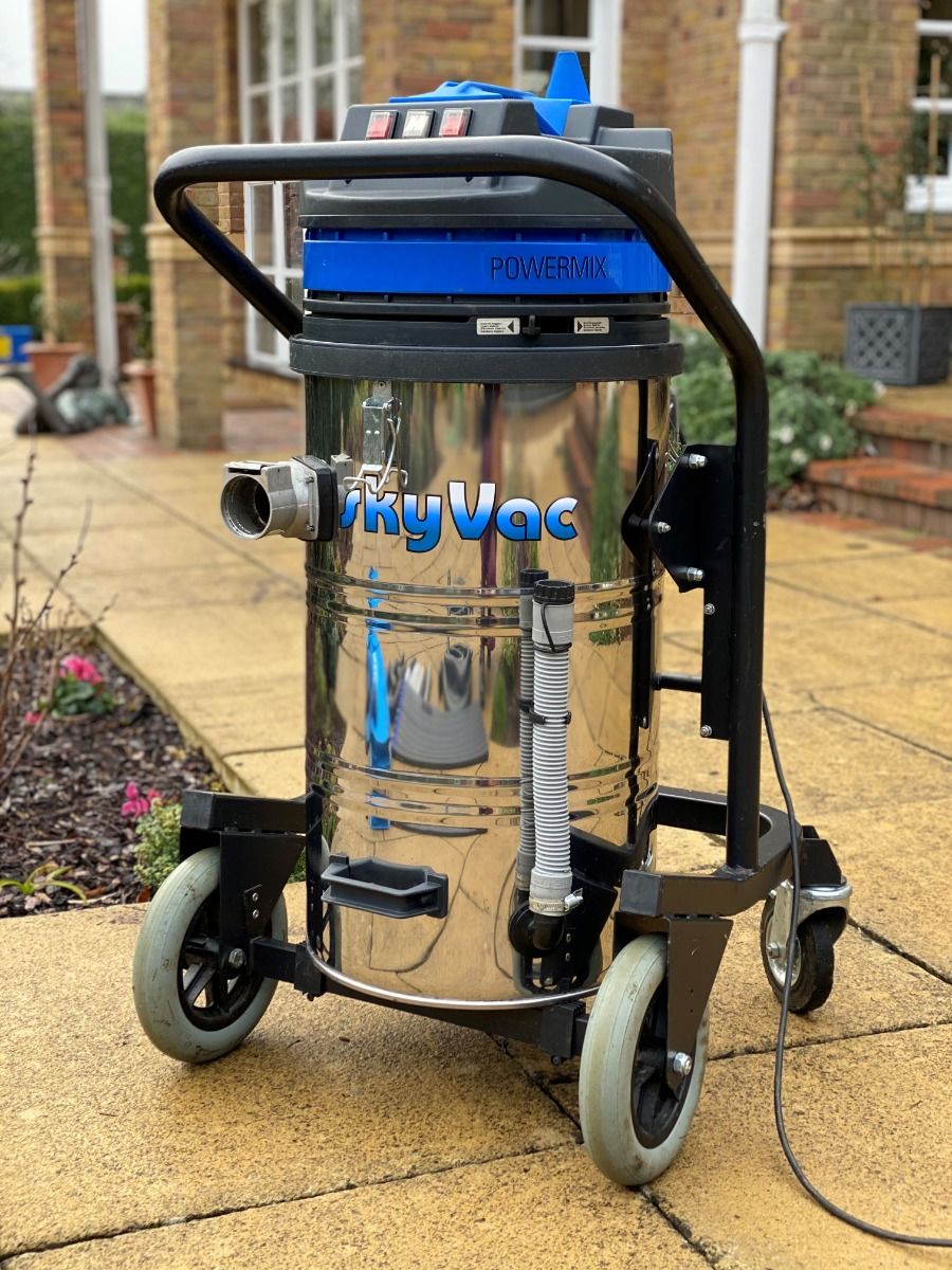 Premium SkyVac Industrial 85 Gutter Vacuum Package - Professional Grade High Reach Cleaning Power