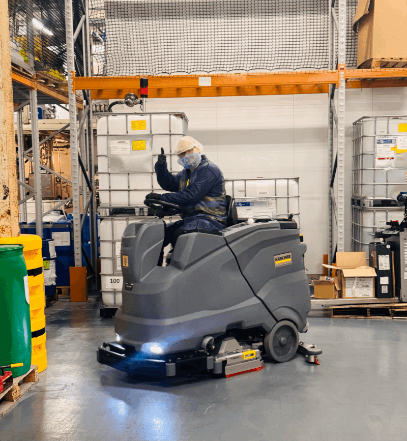 Karcher Scruber Dryer for Industrial Cleaning
