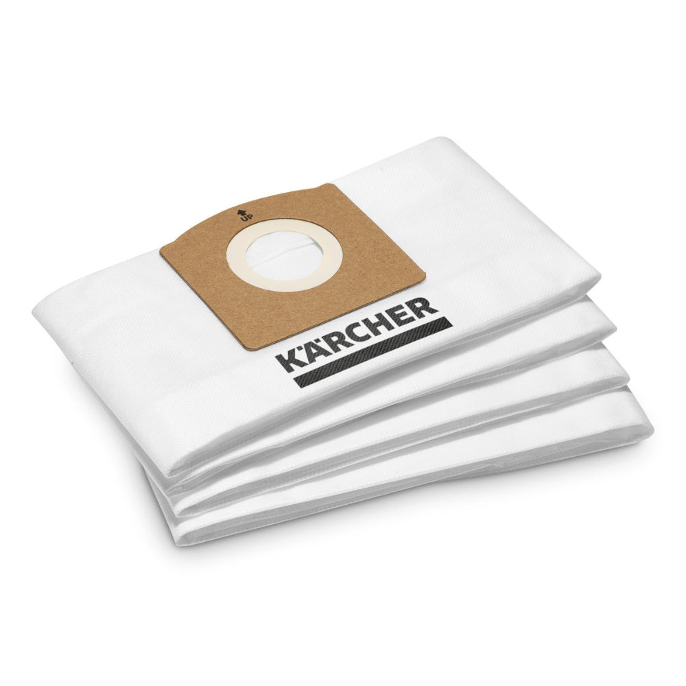 Karcher WD1 Fleece Vacuum Bags | 4 Pack | 2.863-325.0