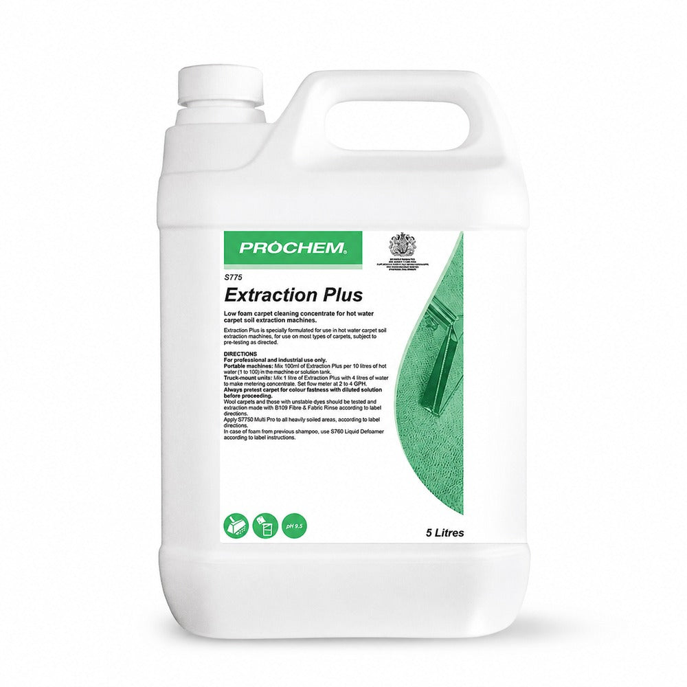 Prochem Extraction Plus 5L low-foam carpet extraction cleaner