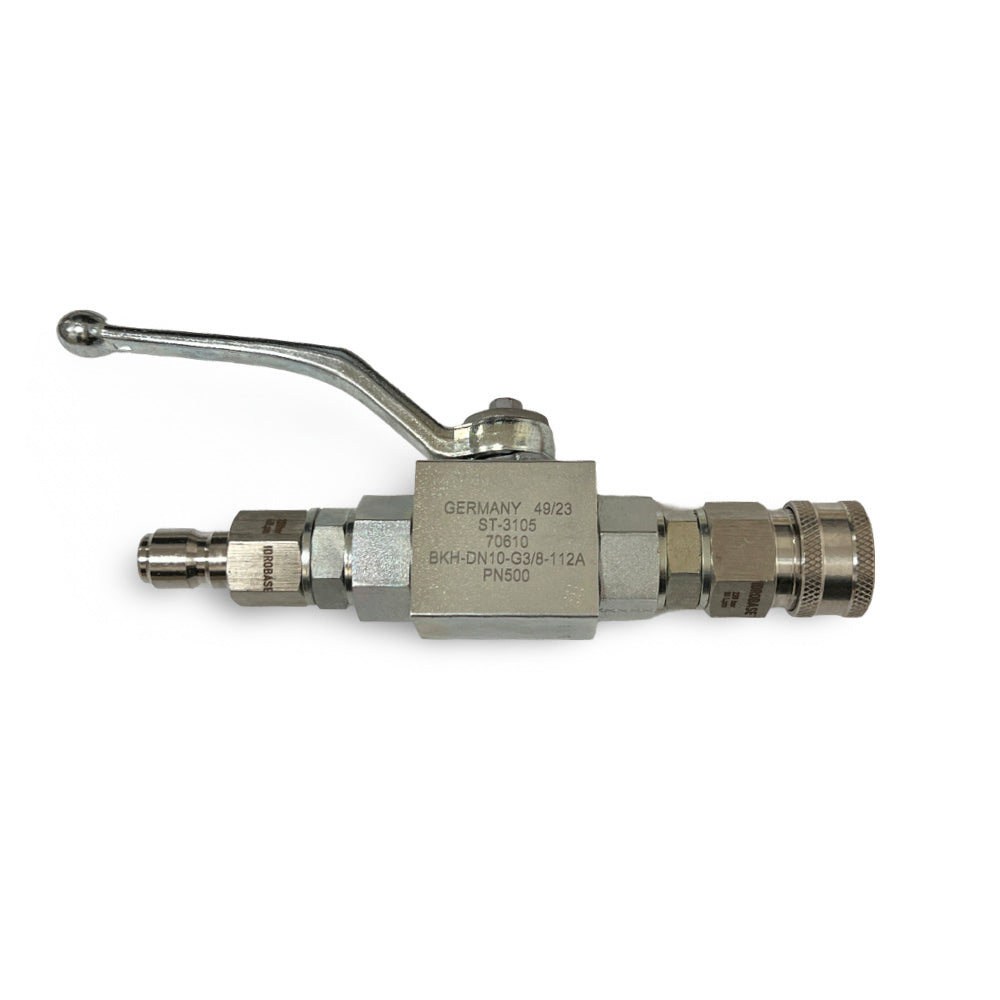 Quick Release High Pressure Ball Valve | Zinc Plated