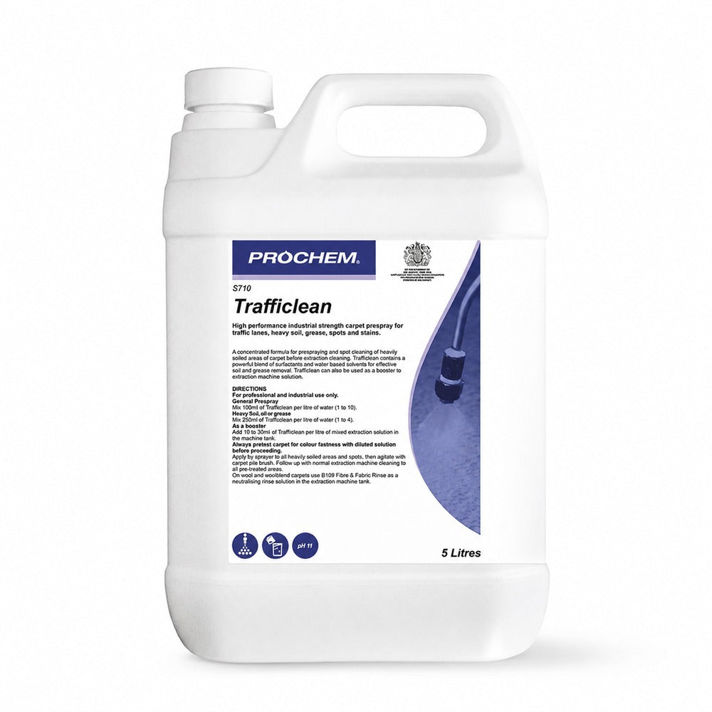 Prochem Trafficlean 5L industrial-strength carpet pre-spray
