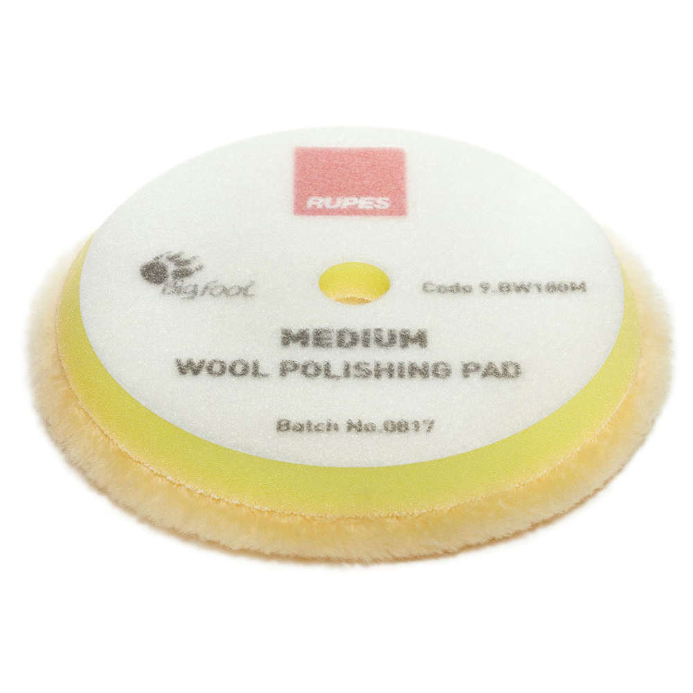 Rupes | Medium Wool Polishing Pad | Yellow