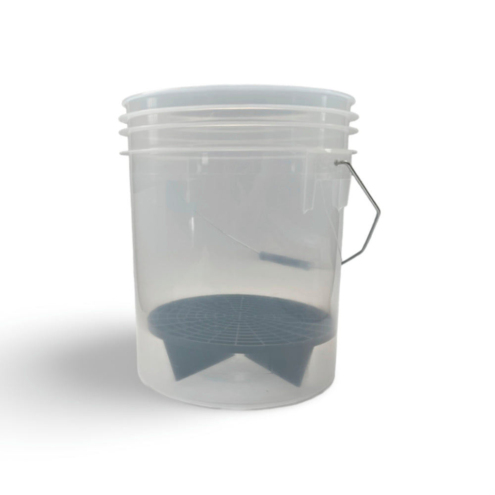 Detailing Bucket | Including Grit Guard | Clear | 16 Litres