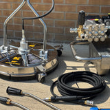 BE Stainless Steel Whirlaway Surface Cleaner | Honda Petrol Pressure Washer Premium Bundle | ECA Cleaning Ltd
