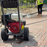 Honda Pressure Washer With Lance pressure washing a patio