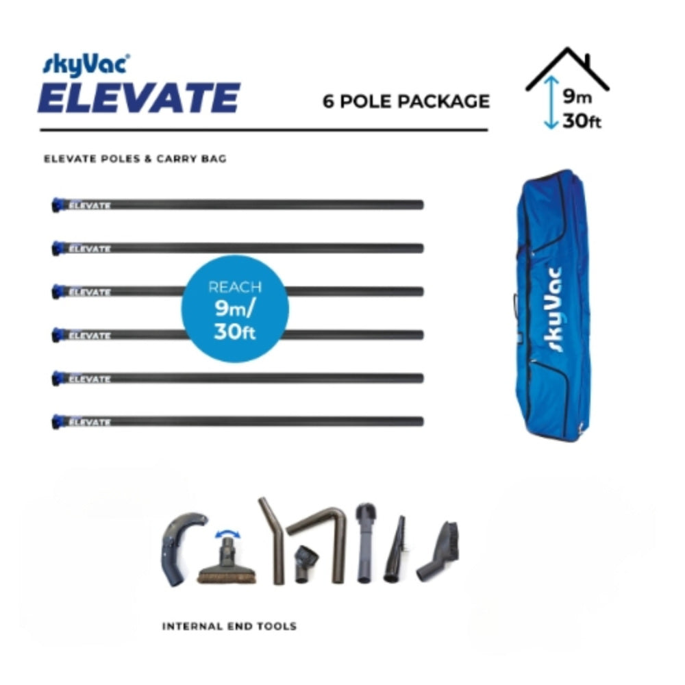 Skyvac Elevate Internal Clamped Fit Pole Package
