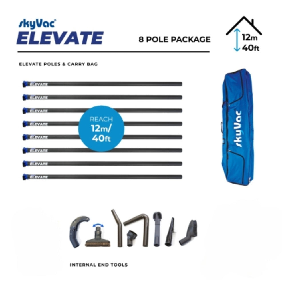 Skyvac Elevate Internal Clamped Fit Pole Package