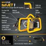 V-TUF tufJET1 | Professional Electric Pressure Washer | 130 Bar | 8 LPM | 240 Volt