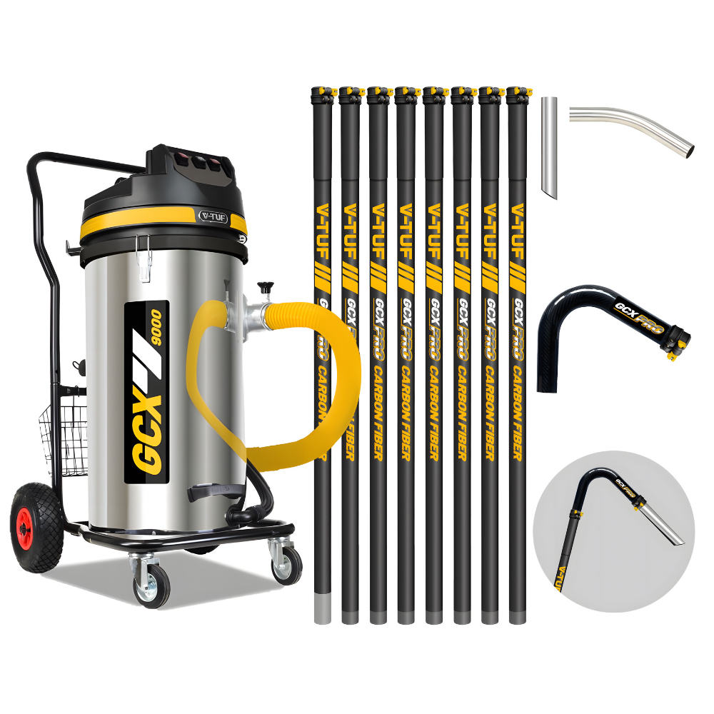 V-TUF | GCX9000 Gutter Vacuum | 3.5 KW | Stainless Steel Tank