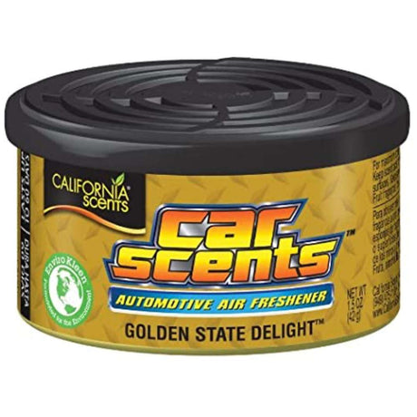 CALIFORNIA SCENTS | California Scents | Car Air Freshener Tin | Golden State Delight | CCS-029 | ECA Cleaning Ltd