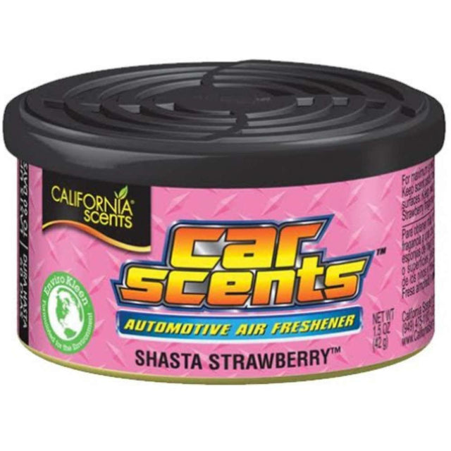 CALIFORNIA SCENTS | California Scents | Car Air Freshener Tin | Shasta Strawberry | CCS-012 | ECA Cleaning Ltd