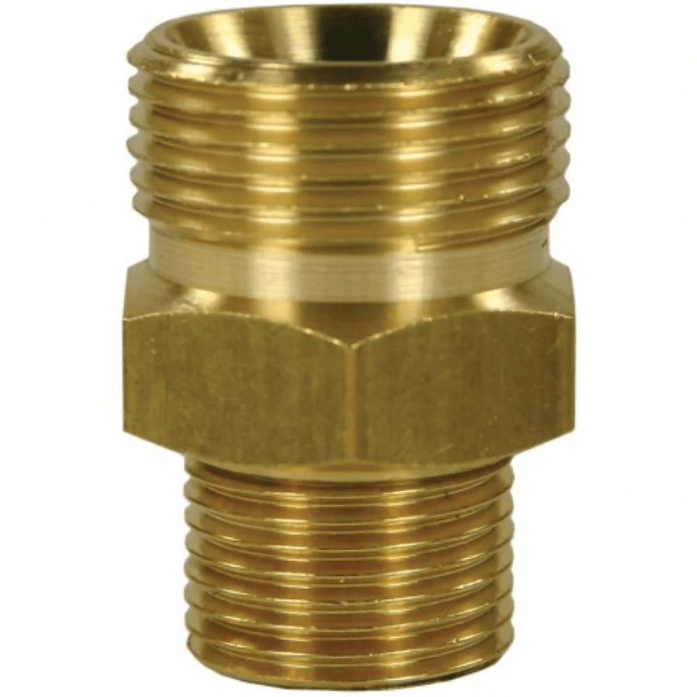 ECA Cleaning Ltd | High Pressure Adaptor | Brass | Male to Male | Various Sizes | 56560 | ECA Cleaning Ltd