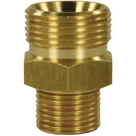ECA Cleaning Ltd | High Pressure Adaptor | Brass | Male to Male | Various Sizes | 57020 | ECA Cleaning Ltd