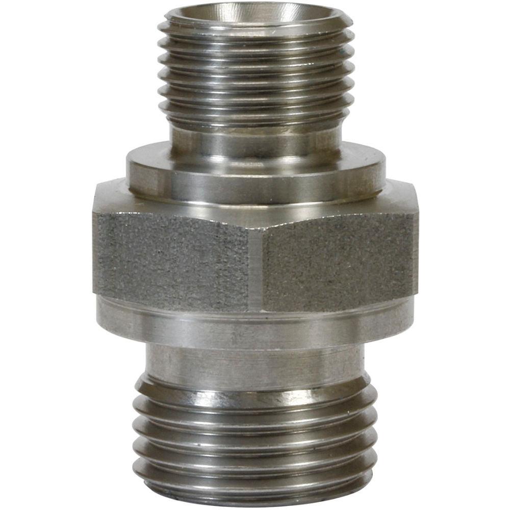 ECA Cleaning Ltd | High Pressure Adaptor | Stainless Steel | Male to Male | Various Sizes | 57049 | ECA Cleaning Ltd