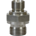 ECA Cleaning Ltd | High Pressure Adaptor | Stainless Steel | Male to Male | Various Sizes | 57049 | ECA Cleaning Ltd