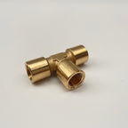 ECA Cleaning Ltd | High Pressure T Piece | Zinc Plated | 1/4" Female x 1/4" Female x 1/4" Female | 57330 | ECA Cleaning Ltd