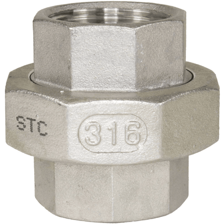 ECA Cleaning Ltd | Low Pressure Hex Union | Stainless Steel | ADP0052 | ECA Cleaning Ltd