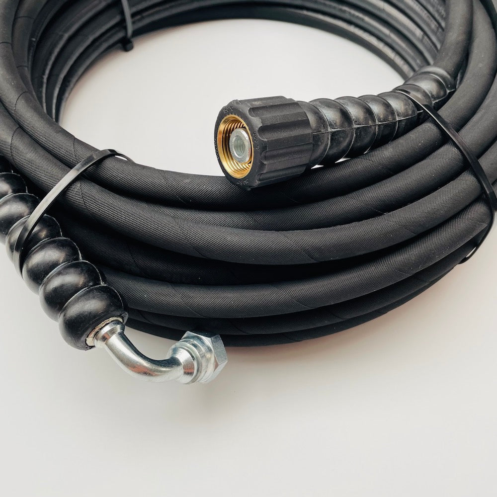 ECA Cleaning Ltd | Professional High Pressure Hose | M22 Female x 3/8" Female Elbow | 21-033-502 | ECA Cleaning Ltd