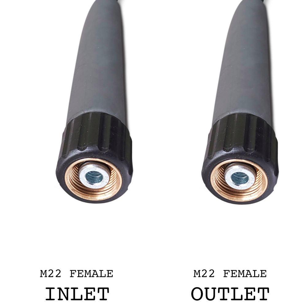 ECA Cleaning Ltd | Professional High Pressure Hose | M22 Female x M22 Female | 1 Wire | JH00532 | ECA Cleaning Ltd