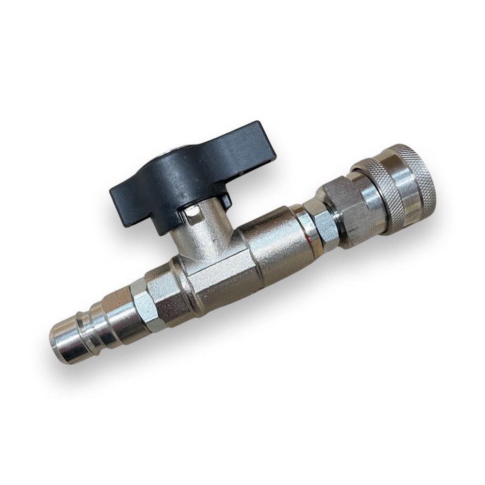 ECA Cleaning Ltd | Quick Release High Pressure Ball Valve | Zinc Plated | 70538382-MAXI | ECA Cleaning Ltd