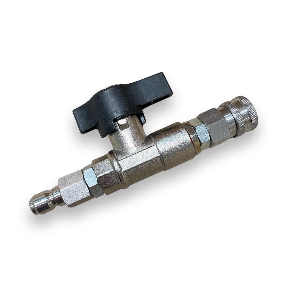 ECA Cleaning Ltd | Quick Release High Pressure Ball Valve | Zinc Plated | 70538382-MIDI | ECA Cleaning Ltd