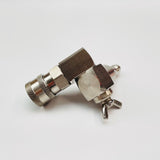 ECA Cleaning Ltd | Quick Release Lockable Angled Adaptor | Stainless Steel | MINI | 200330511-MINI | ECA Cleaning Ltd