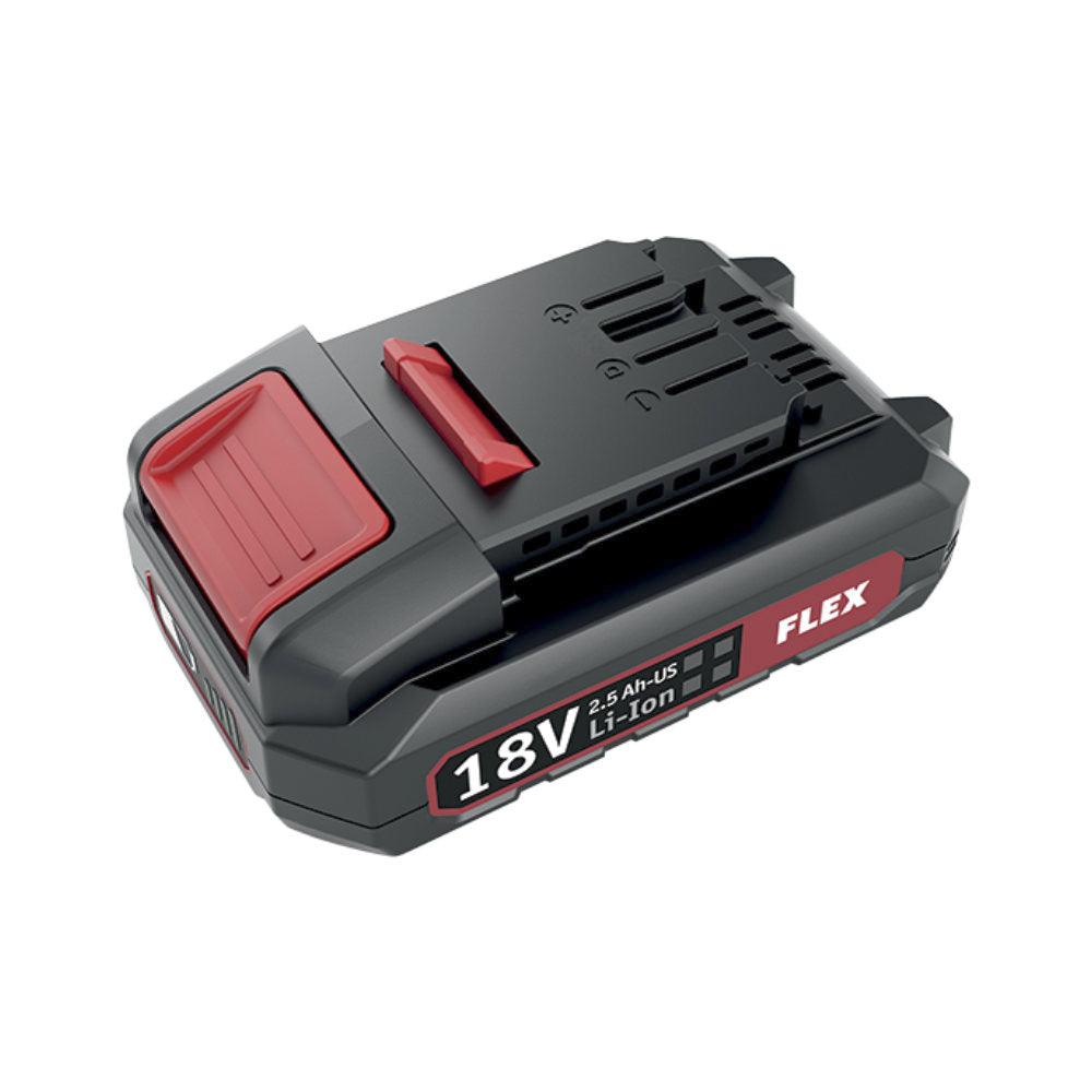 Flex | Flex Li-Ion Rechargeable Battery Pack | 2.5Ah 18v | 445886 | ECA Cleaning Ltd