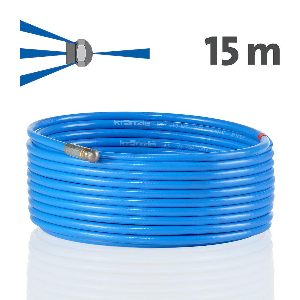 Kranzle | Kranzle Drain-Cleaning Hose With Forward Jet | 15 Meter | D12 | 125501-F | ECA Cleaning Ltd