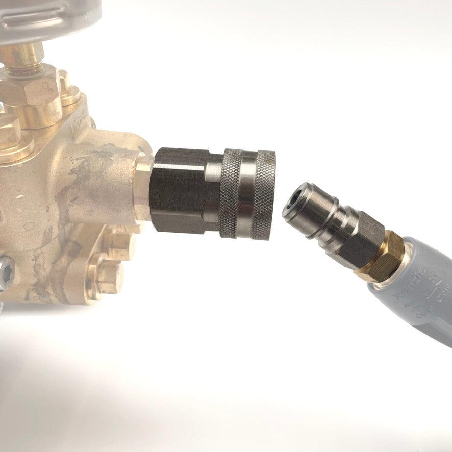 Kranzle | Kranzle Stainless Steel Quick Release | Machine to Hose | MAXIQRM22-MACH | ECA Cleaning Ltd