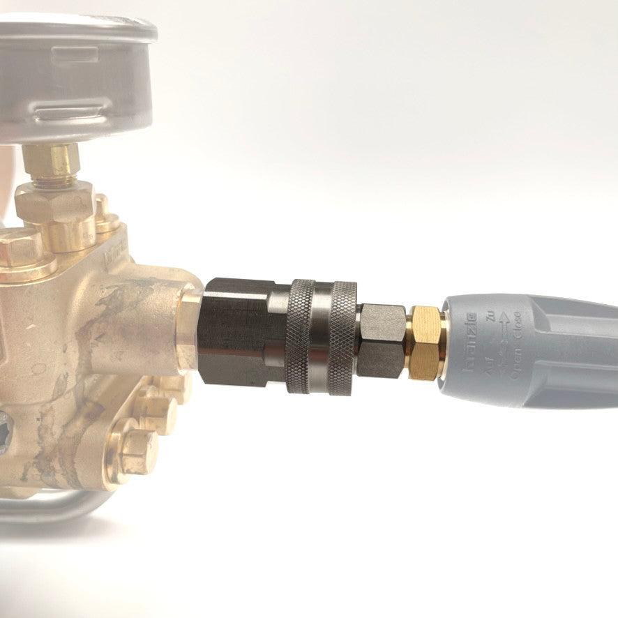 Kranzle | Kranzle Stainless Steel Quick Release | Machine to Hose | MAXIQRM22-MACH | ECA Cleaning Ltd