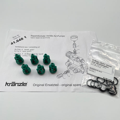 Kranzle | Kranzle Valve Kit | Green | 416481 | ECA Cleaning Ltd
