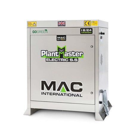 MAC International | MAC International PlantMaster Electrically Heated Pressure Washer | Stainless Steel | PLANTMASTER/SSE1 | ECA Cleaning Ltd