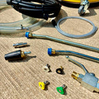 nozzles, lances and a flat surface cleaner