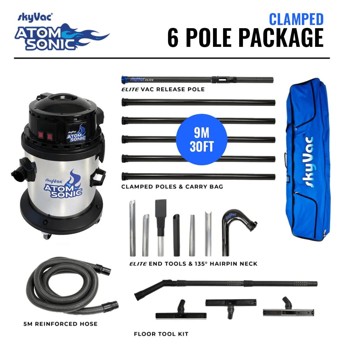 SkyVac | SkyVac Atom Sonic | SONIC/6P | ECA Cleaning Ltd