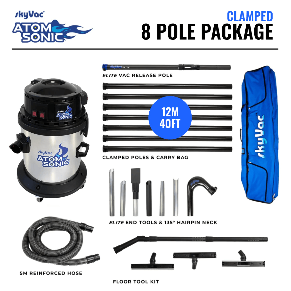 SkyVac | SkyVac Atom Sonic | SONIC/8P | ECA Cleaning Ltd
