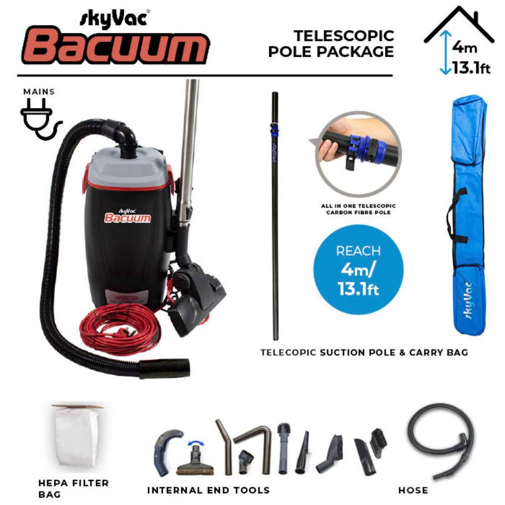 SkyVac | SkyVac Bacuum Vacuum | SVBPV240/4M | ECA Cleaning Ltd