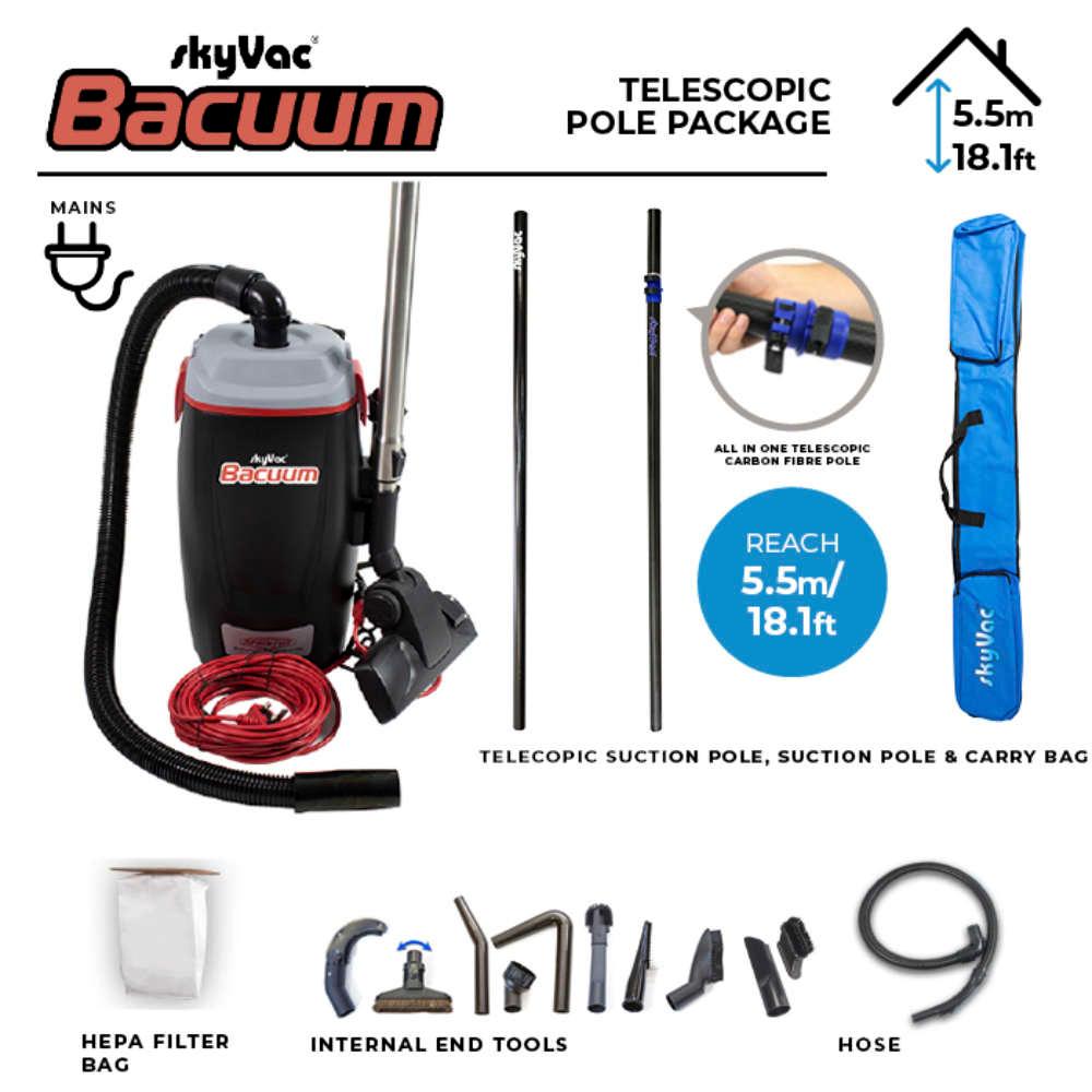 SkyVac | SkyVac Bacuum Vacuum | SVBPV240/5.5M | ECA Cleaning Ltd