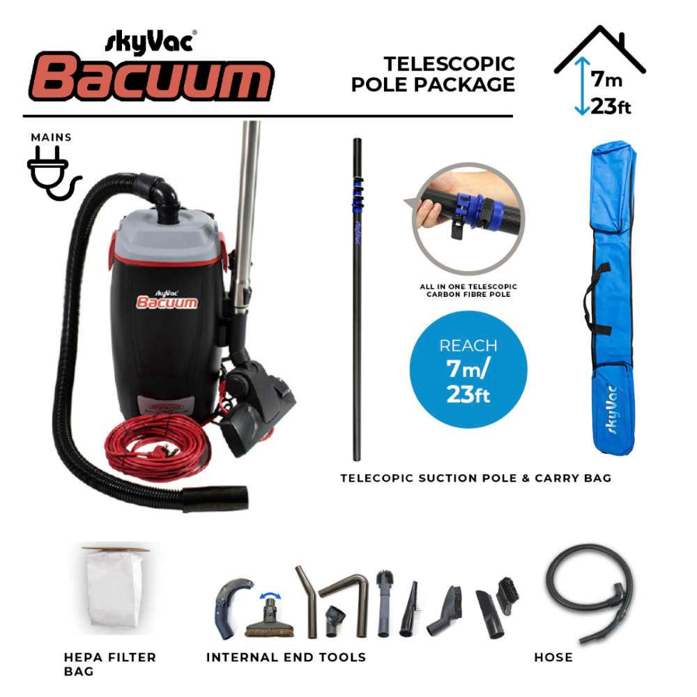 SkyVac | SkyVac Bacuum Vacuum | SVBPV240/7M | ECA Cleaning Ltd