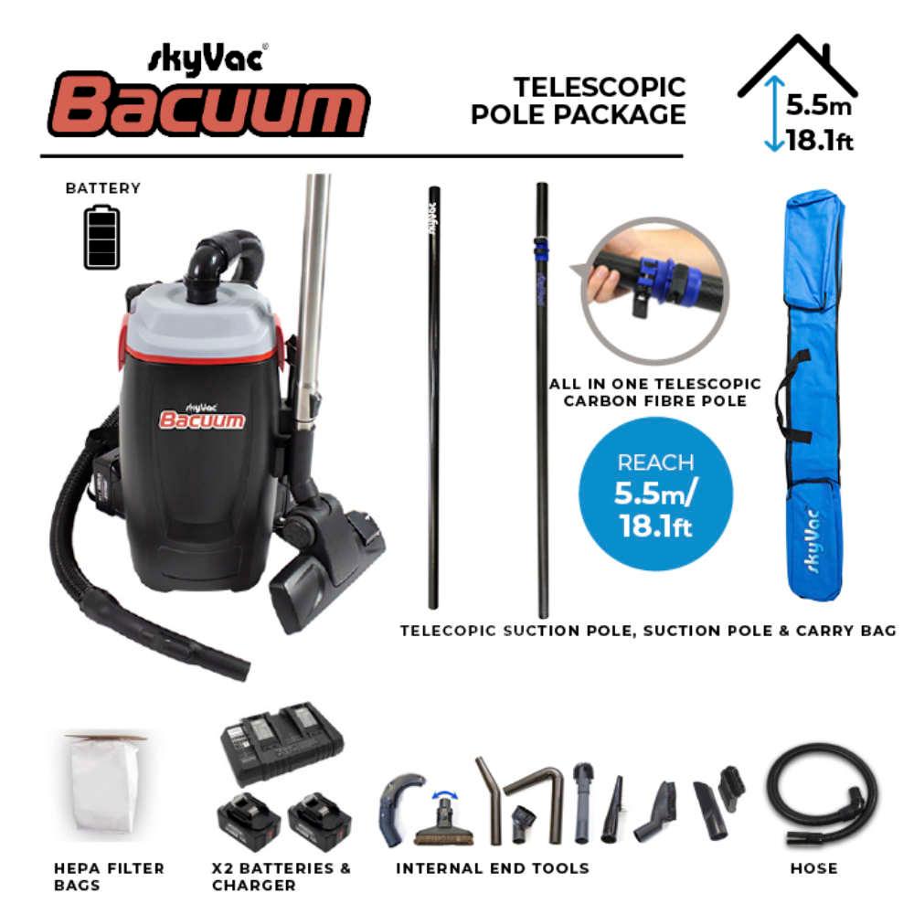 SkyVac | SkyVac Bacuum Vacuum | SVBPVBAT/5.5M | ECA Cleaning Ltd