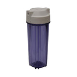 Streamline | Streamline | 10 inch Filter Housing | 1/2 Inch Ports | Clear/White | FH2CW-10-12 | ECA Cleaning Ltd