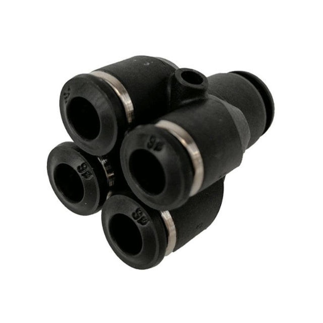 Streamline | Streamline | 8MM Push Fit Reducing to 6 MM Push Fit Quad Adapter | PF0806QUAD | ECA Cleaning Ltd