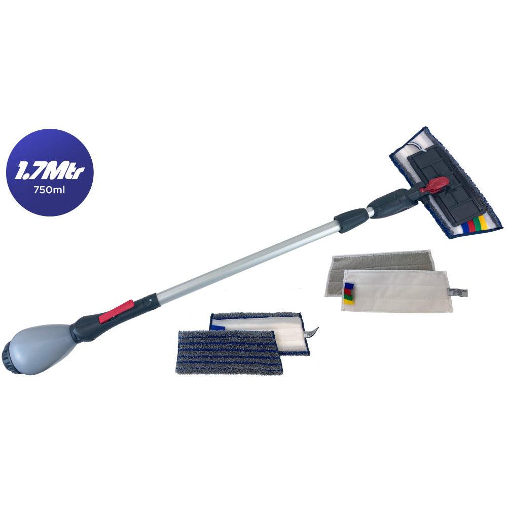 Streamline | Streamline | Ecoshine | Pro Indoor Window Cleaning Kit | 150 CM | 4 Pads | V552150 | ECA Cleaning Ltd