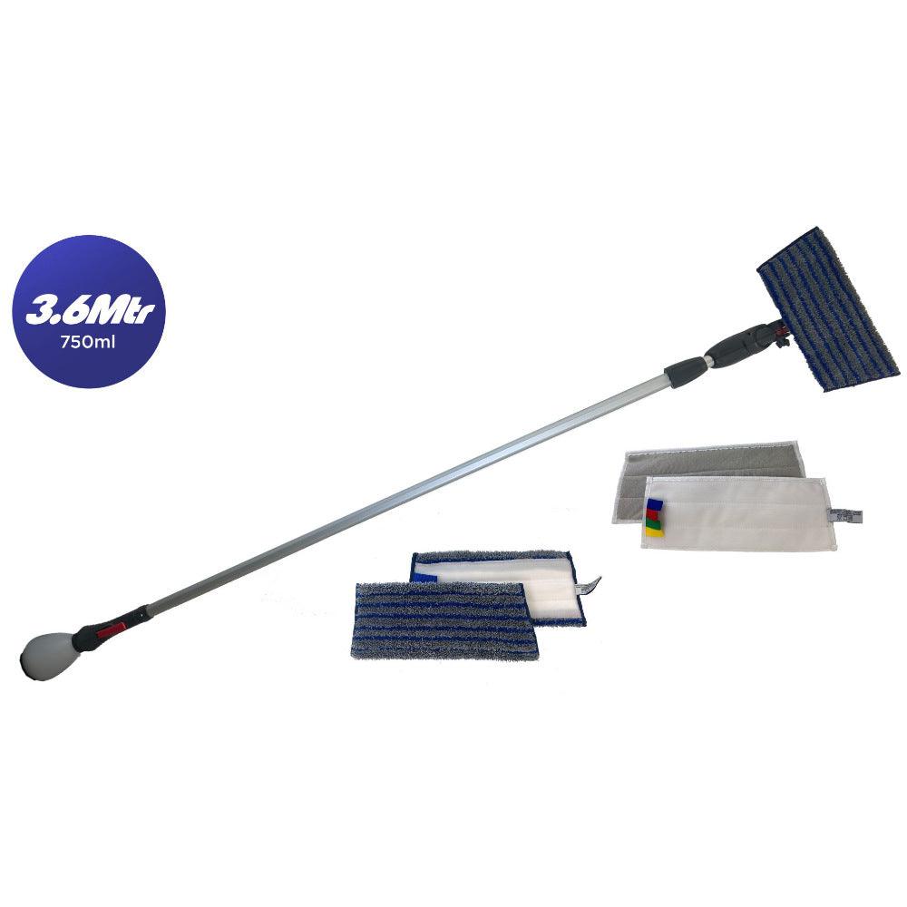 Streamline | Streamline | Ecoshine | Pro Indoor Window Cleaning Kit | 310cm Length | 4 Pads | V552310 | ECA Cleaning Ltd